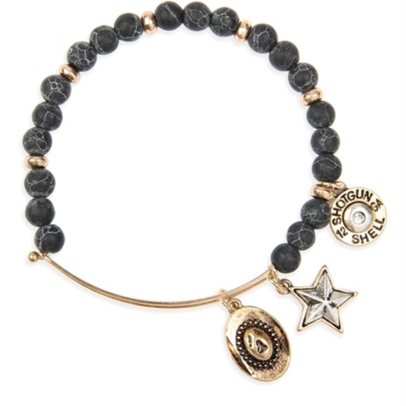 Cowboy bullet charm bracelet - Picture 4 of 4